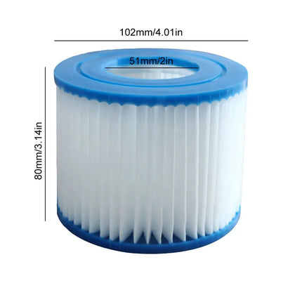Filtro di ricambio per piscina da 1-10 pezzi adatto per Bestway Flowclear Size cartuccia filtro VI Lay-Z-Spa - Miami Vegas Palm Springs