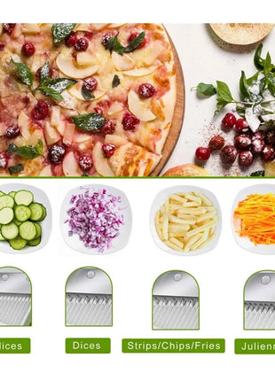 Vegetable Cutting Machine Multifunctional Grater Slicer Dicer Convenient Vegetable Essential Cutting Machine Kitchen Accessories