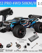 SCY9522PRO Super Brushless Motor Remote Control Car 85 km/h or 50 km/h High-Speed 4WD 1:16 Scale Model Racing Car Boy Toy Gift