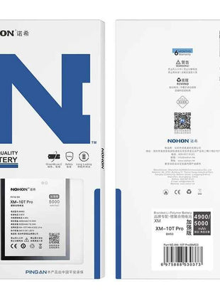 NOHON BM53 BM3L BM4E BM47 Battery For Xiaomi Mi 10T Pro Lite 9T 11T 8 9 10 10S 11 12 12X Max3 Mix 4 2 2S POCO F1 F2 Pro F3 M3 A3