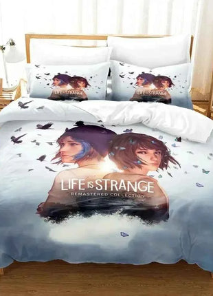 Game Life Is Strange Before The Storm Bedding Set,Duvet Cover Set,King Queen Twin Size Quilt Cover Set for Boys Girls Adult