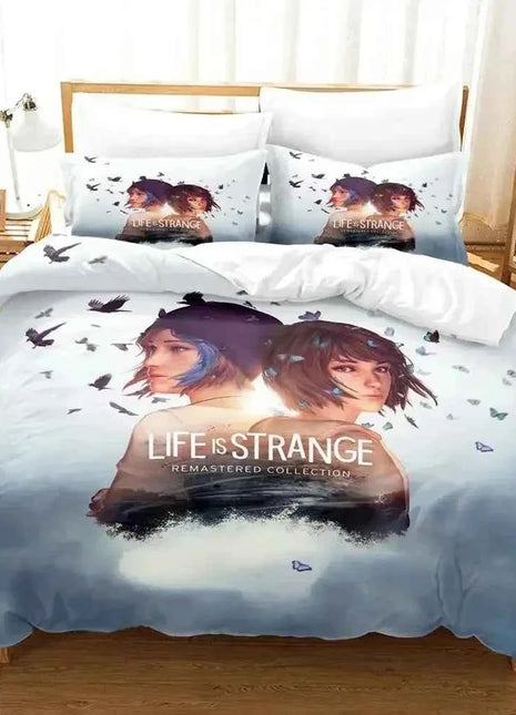 Game Life Is Strange Before The Storm Bedding Set,Duvet Cover Set,King Queen Twin Size Quilt Cover Set for Boys Girls Adult