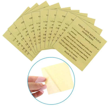 10pcs piscina Patch di riparazione in PVC Kit di riparazione dell'anello di nuoto impermeabile Patch di riparazione della barca gonfiabile accessorio per piscina