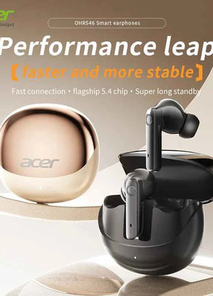 Acer Ohr546 Bluetooth Headphones 2025 New Model Wireless Earphones In-Ear Design Comfortable to Wear for Sports, Running, and Calls, Noise Reduction, Compatible with Mobile Phones, Tablets, and Laptop Devices