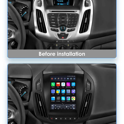 360Camera 9.7inch 2 DIN Android 13 Car Radio for FORD Transit /Tourneo Connect 2013-2018 Car Multimedia Stereo Carplay Autoradio