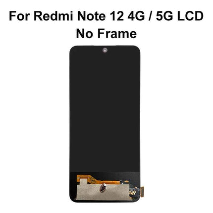 6.67'' AMOLED For Xiaomi Redmi Note 12 Pro 4G LCD Display Touch Screen With Frame Digitizer Assembly 2209116AG 2209116AG Screen