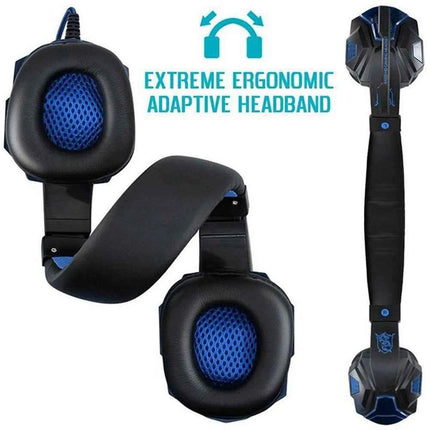 Wired Gaming Headsets With 120° Adjustable Noise Cancelling Microphone PC Gamer Headphones For PS4/PS5/Xbox Smartphone Laptop