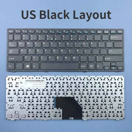 US Laptop Keyboard For Akoya P2214T MD99430 P2213T MD98924 MD98925 MD98927 MP-13L13US-528 MD99480 Pegatron T11 US Layout