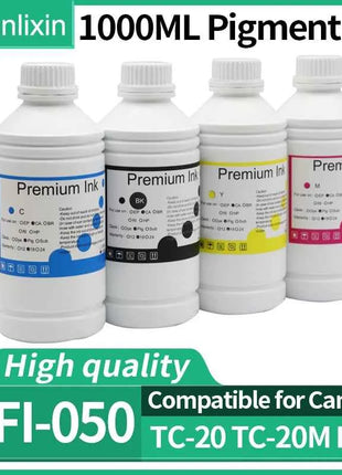 500ML / 1000ML PFI-050 Refill ink PFI050 pigment ink for Canon imagePROGRAF TC-20 TC-20M Printer Color (4 Colors available)