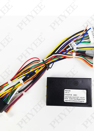 CAN Bus Decoder Wiring 12 Pin 24 Pin, SWC Display Retention P&P Android Adapter 16 Pin, for Renault Clio 4 Duster Sandero 2