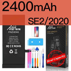 PINZHENG Real High Capacity Battery For iPhone 8 SE2020 6 6S 7 8Plus X Xs Max Xr Phone Replacement Batteries Warranty One Year