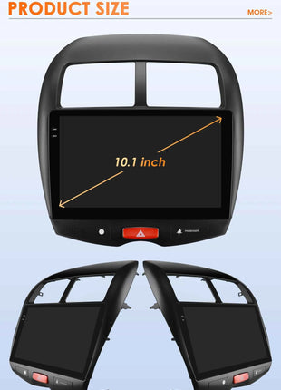 Hizpo 10.1" Car Radio Intelligent Systems For Mitsubishi ASX 1 2010 - 2018 Multimedia CarPlay Android Auto GPS No 2 din 2din DVD