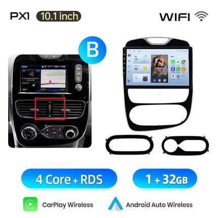 AWESAFE 10" Android Radio For Renault Clio 4 2012-2019 Wireless CarPlay GPS Navigation 4G CAN-BUS Plug and Play Autoradio DSP BT