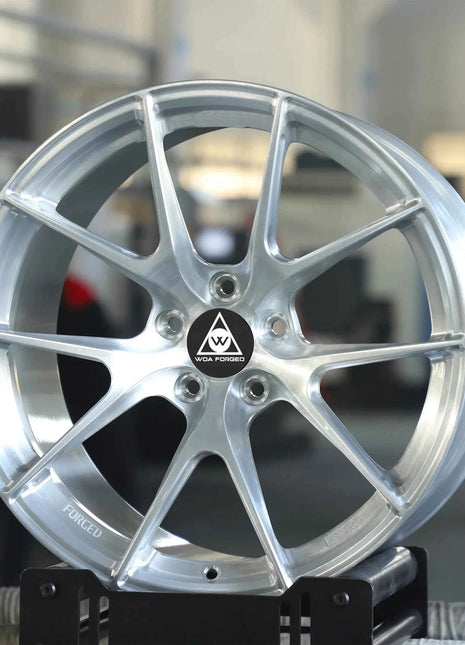 Cerchi in Lega Forgiati WOA VS-5RS Cromati Lucidi 5x112 5x120 6x139.7 5x114.3 da 17 18 19 20 Pollici per Apex Arc 8 Ml-10rt Vs-5rs