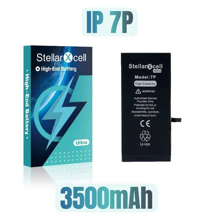 StellarXcell Ultra High Capacity Battery For iPhone7 8Plus 11 12Mini 13ProMax X XS XR 14plus 15Pro  show 100%healthy