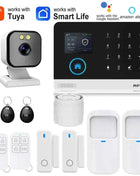 Telecamera di monitoraggio PIR Sistema di allarme di sicurezza WiFi GSM Alexa Tuya Smart Life Thief Invasion Sistema di sicurezza di allarme domotico