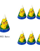 Forniture per decorazioni per feste di compleanno a tema Pokemon Cartoon Pokemon Go Stoviglie Tazze Piatti Palloncino Pikachu per bomboniere per baby shower