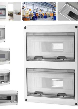 Outdoor Waterproof Electrical Distribution Box ABS Plastic Junction Wire Box 5/8/12/18/24 Ways MCB Box