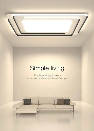 Decorazione domestica moderna Luci del soggiorno con telecomando Lampada da soffitto a LED per camera da letto Lampadario per sala da pranzo per studio nordico per bambini