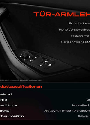 Maniglia Interna per Porta Frankberg 2x, Anteriore Sinistra e Destra per Mercedes-Benz W203 2038101651 2038101551 20381015519116