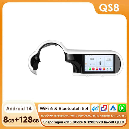 Hizpo 8Core 360Camera Android 14 Car Radio For Renault Twingo 3 Ⅲ 2014-2024 Car Multimedia GPS 4G AI Carplay By Snapdragon 6115