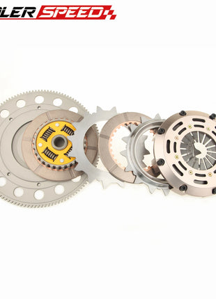 ADLERSPEED Racing /Street Clutch Single/Twin/Triple Disc Kit Medium WT per AcuraTSX CSX ILX RSX Honda Civic Si K20 K24 K-series