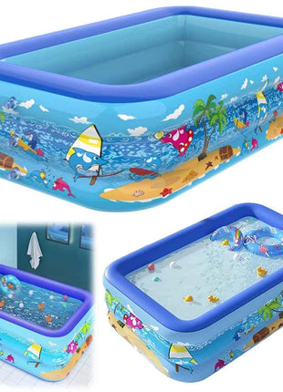 Piscina gonfiabile Piscine gonfiabili per adulti di grandi dimensioni per famiglie Piscine incorniciate in PVC Piscine per bambini Giocattoli per vasca da bagno per interni ed esterni estivi