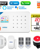 WiFi GSM Wireless 433MHz Home Security Alarm System with Tuya Smart Home App Control