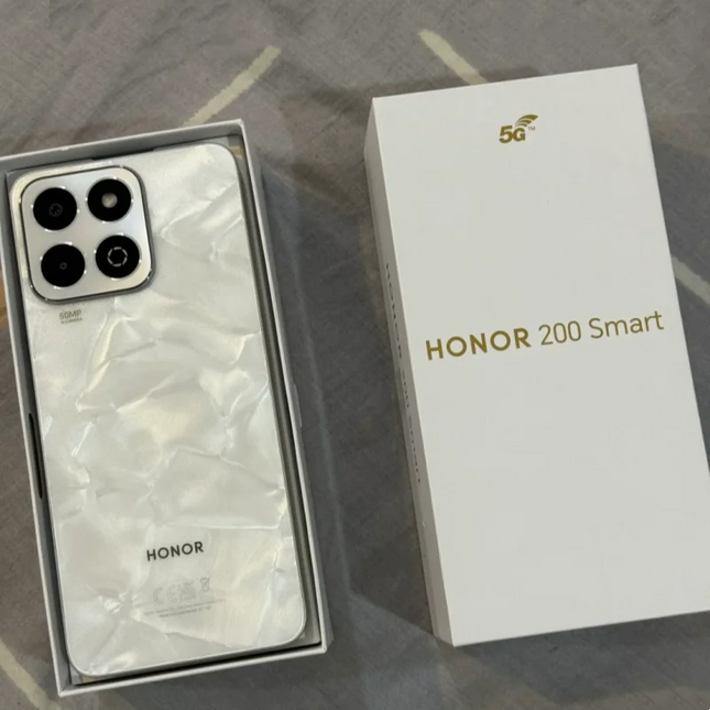 Honor 200 Smart 5G Smartphone Global Version Snapdragon 4 Gen 2 IP64 SGS 5200mAh 35W SuperCharge 300% High-Volume Mode 50MP OTG
