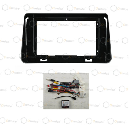 Cornice Radio Android per Auto Ownice 10.1 Pollici Quadlock per Kicks 2016-2018, Pannello Stereo 2DIN con Cablaggio 16PIN e Box Canbus