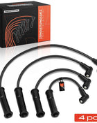 Kit di accensione Frankberg 4x con cavi per Renault Clio II Kangoo Logan Megane Thalia 0986357256 8200943801