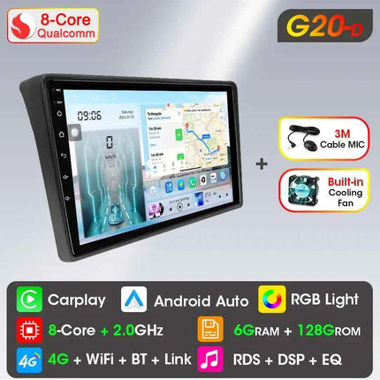 Android for Fiat Ducato Peugeot Boxer Citroen Jumper 2006-2022 Carplay Auto Car Radio Multimedia Player GPS Navigation Screen