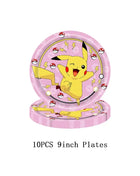 Forniture per decorazioni per feste di compleanno a tema Pokemon Cartoon Pokemon Go Stoviglie Tazze Piatti Palloncino Pikachu per bomboniere per baby shower