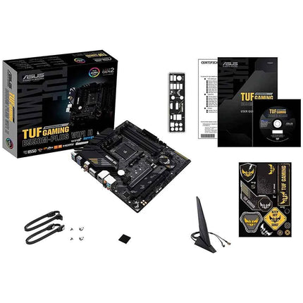 ASUS TUF GAMING B550M-PLUS WIFI II New B550 DDR4 AMD Gaming Motherboard Socket AM4 Wi-Fi 6 M-ATX 24.4cm x 24.4cm