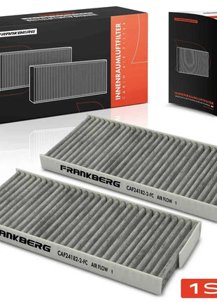 Frankberg 2x Filtro Abitacolo a Carbone Attivo per Mercedes-Benz Citan Opel Movano B Renault Kangoo Nissan 4158351100 4419683