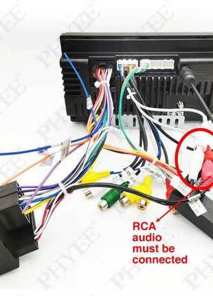 CAN Bus Decoder Quadlock Adattatore di cablaggio Spina a 16 pin Quad Lock Connettore RCA Auto Cavo di cablaggio Android per Audi A3 8P A4 B7 TT