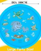 Inflatable Splash Play Mat for Dogs in the Backyard, Splash Pad for Boys Girls, Summer Sprinkler Pool for Outdoor Water Toys