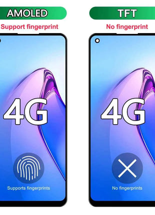 Nuovo display per Oppo Realme 10 4G Display LCD Touch Screen Digiziter Assembly per la sostituzione del display Realme 10 RMX3630