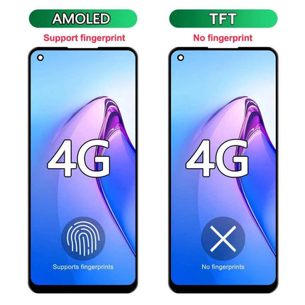 Nuovo display per Oppo Realme 10 4G Display LCD Touch Screen Digiziter Assembly per la sostituzione del display Realme 10 RMX3630