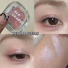 Gothic Red Brown Smoked Matte Eyeshadow Palette Smooth Shimmer Monochrome Eye Shadow Long-Lasting Brightening Silkworm Pigments
