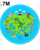 170CM Inflatable Sprinkler Play Mat for Kids Summer Outdoor Beach Games Lawn Pool Pad Toys for Children