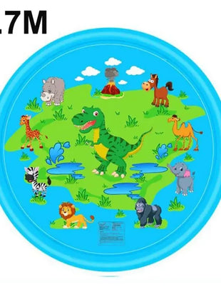 170CM Inflatable Sprinkler Play Mat for Kids Summer Outdoor Beach Games Lawn Pool Pad Toys for Children
