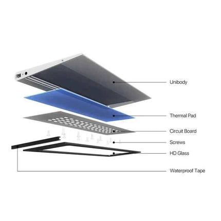 MicMol G3 AQUA Air Series Bluetooth APP Control Aquarium Full Spectrum Led Light for Frewater / Marine Tank