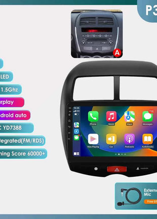 Hizpo 10.1" Car Radio Intelligent Systems For Mitsubishi ASX 1 2010 - 2018 Multimedia CarPlay Android Auto GPS No 2 din 2din DVD