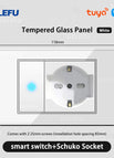Glass White / Smart switch schuko