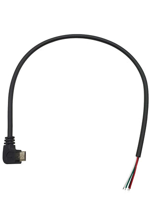 1 pc 2 Pin 4 Pin Type-C Micro USB USB 2.0 A Male Plug Elbow Head Power Cable Solder Connector DIY Repair Line 0.25m 0.3m 1m
