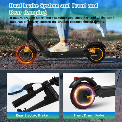 AOVOPRO TX01 Electric Scooter 500W Powerful Motor 35KM/H 45KM 42V14.5AH 10Inch Pneumatic Tyre Smart Foldable A1MAX EScooter