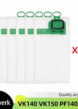 For Vorwerk Kobold VK140 VK150 Upright PF 140/150 Dust Bag Replacement Kit Vacuum Cleaner Spare Accessories