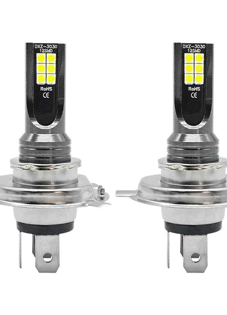 2Pcs Super Bright H4 H7 Led Bulb Car Headlight Motorcycle H1 H3 H8 H9 H11 Auto Fog Lamps 9005 9006 HB3 HB4 Light 12v 24V 80W