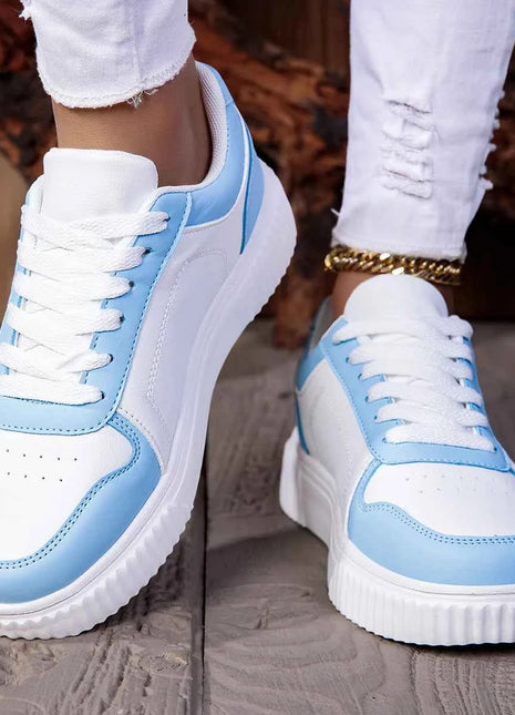 ZERJER Sneakers Unisex, Nuovo Arrivo Scarpe Sportive Classiche Retrò da Uomo Taglie Grandi, Scarpe da Tennis Bianche con Suola Spessa, Colore Solido